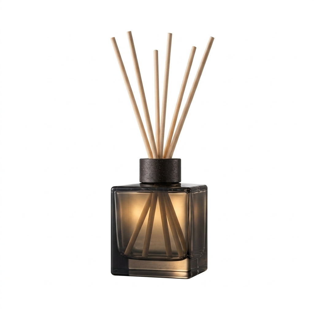 Square Smoked Glass Reed Diffuser