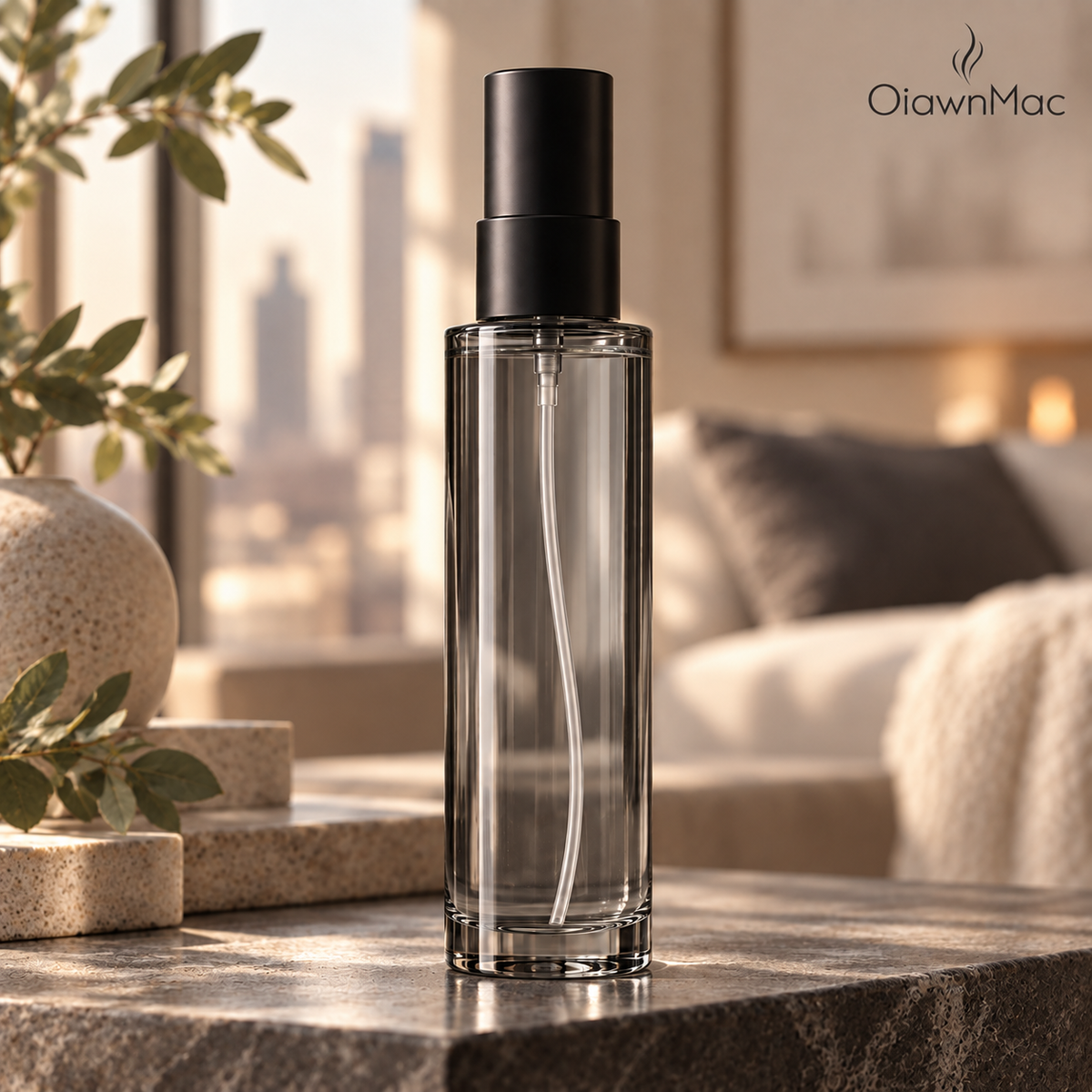 Smoked Glass Black Room & Linen Mist