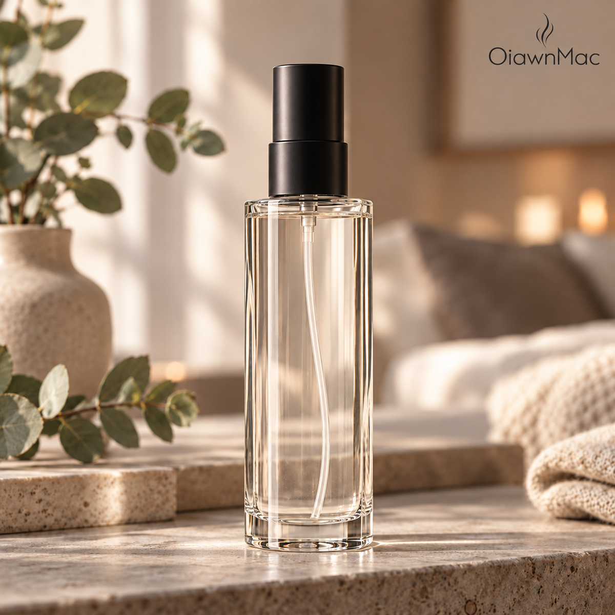 Clear Glass Minimal Room & Linen Mist