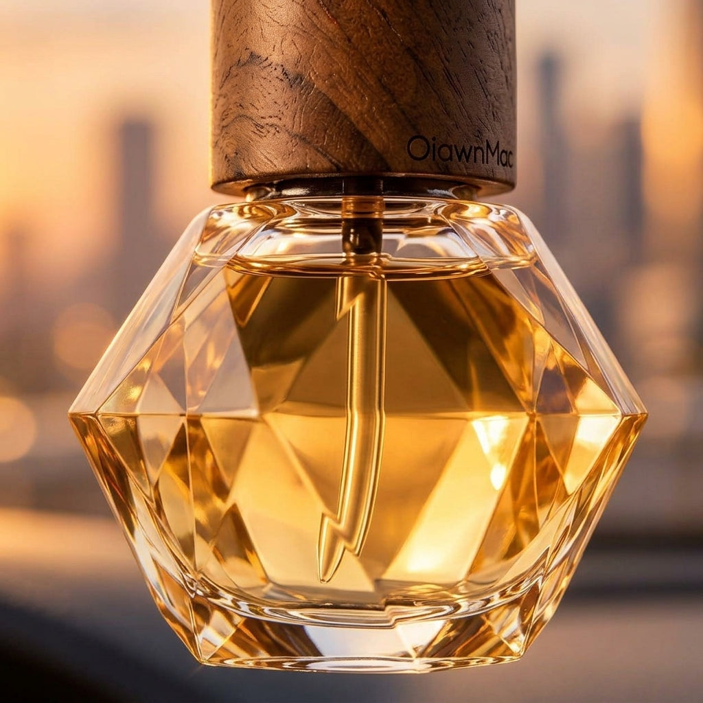 Faceted Crystal-Look Car Hanging Diffuser