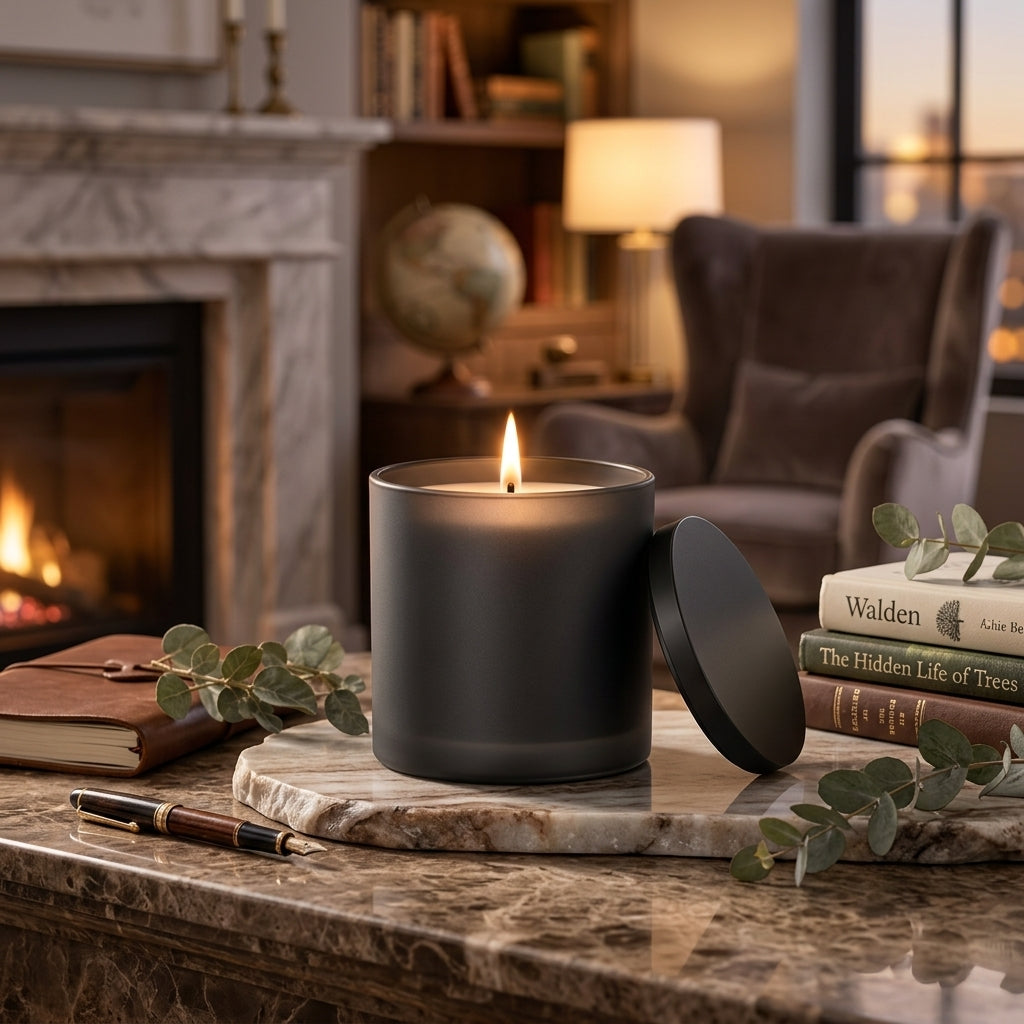 Matte Black City Glow Scented Candle