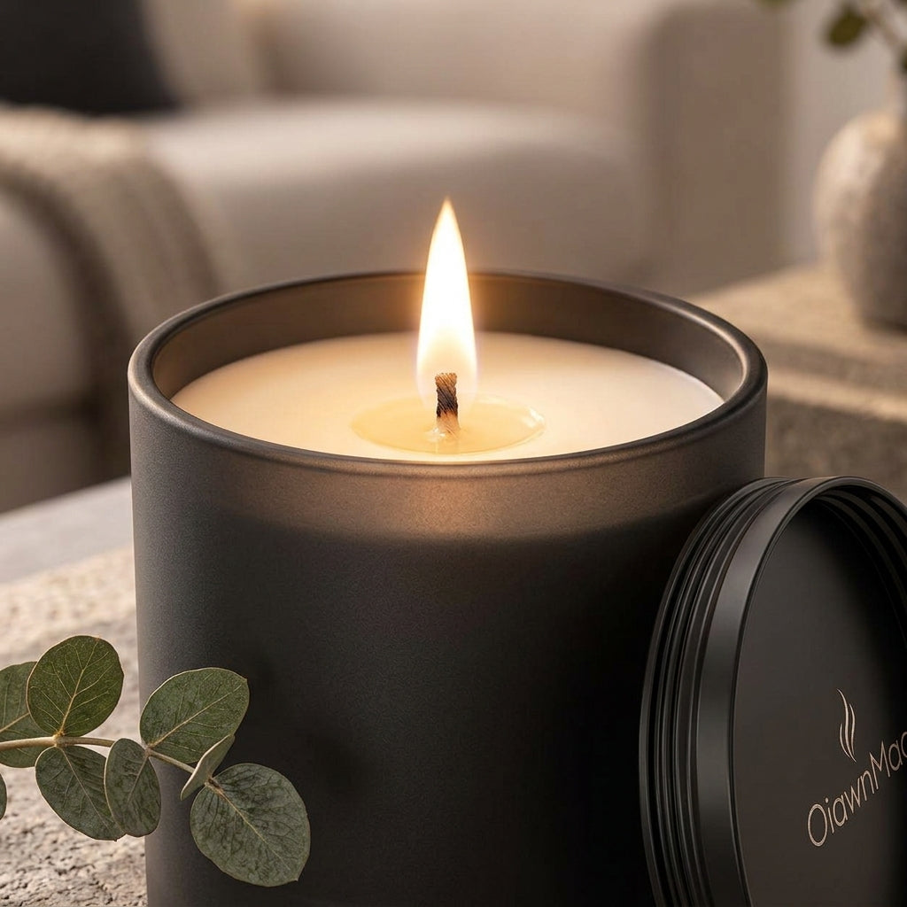 Matte Black City Glow Scented Candle