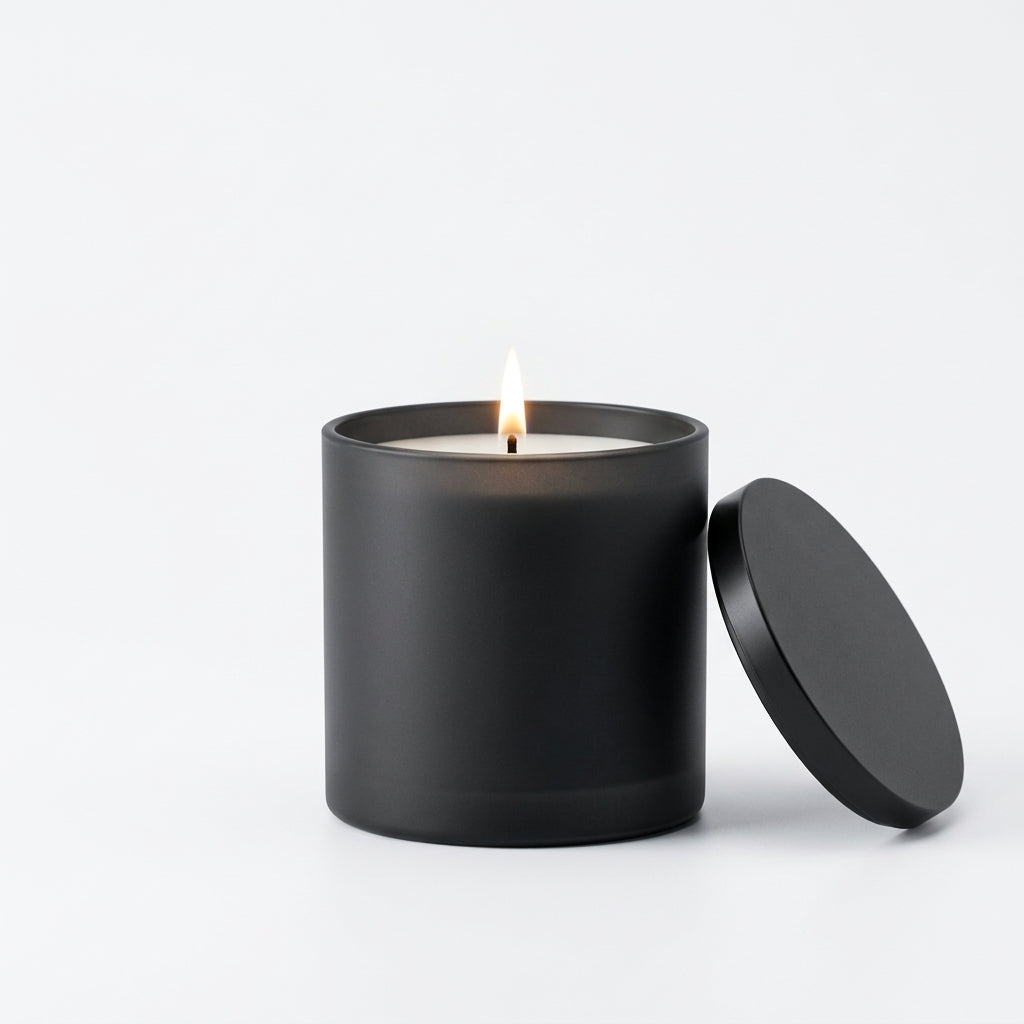 Matte Black City Glow Scented Candle